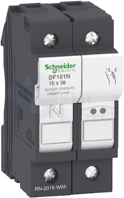 РАЗЪЕДИНИТЕЛЬ-ПРЕДОХРАНИТЕЛЬ 32A.1P+N.10Х38 Schneider Electric DF101N