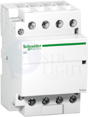 МОДУЛЬНЫЙ КОНТАКТОР 4ПОЛЮСА (4НО).63А. ЦЕПЬ УПРАВЛЕНИЯ 220В 50ГЦ Schneider Electric GC6340M5