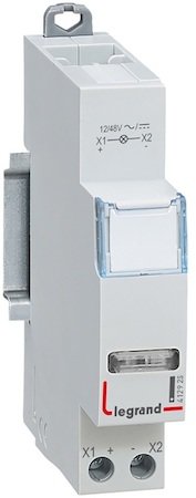 CX3 Лампа индик.1xLED бел.12/48В ~/= Legrand 412925