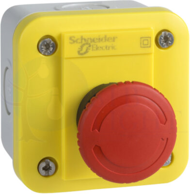 КНОПОЧНЫЙ ПОСТ АВАР. ОСТАНОВ 1 НЗ 1 НО Schneider Electric XALEK1702