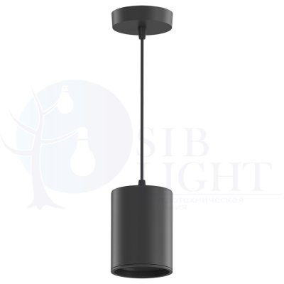 LED светильник накладной (подвесной) HD038 12W (черный/черный) 3000K 79*100мм 1/20