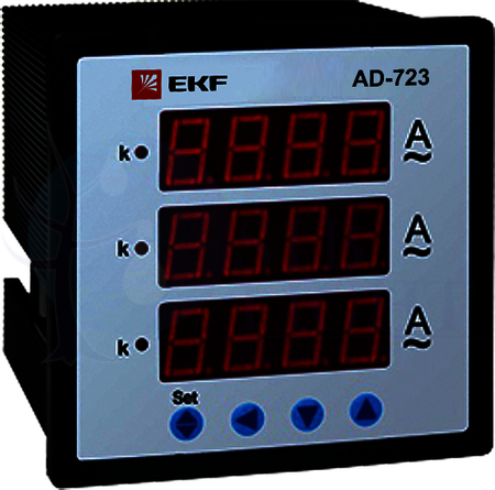 AD-723 цифровой на панель (72х72) трехфазный EKF PROxima EKF ad-723