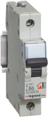 Автомат 1P 6А TX3 (6 кА, B) Legrand 403969