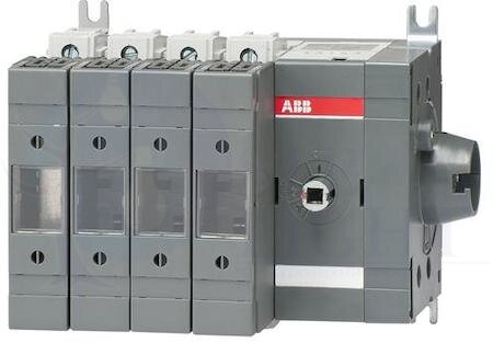 Рубильник OS32GDS40N1 без ручки под предохранители DIN-000 ABB 1SCA115964R1001