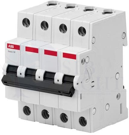 Автомат 4P 10А Basic M (4.5 кА, C) ABB 2CDS644041R0104