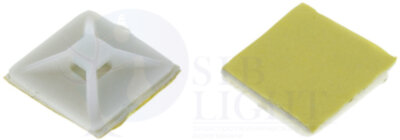 Площадка самоклеящаяся (20х20мм.) белая (100шт.) PROxima EKF plc-20x20