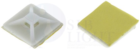 Площадка самоклеящаяся (20х20мм.) белая (100шт.) PROxima EKF plc-20x20