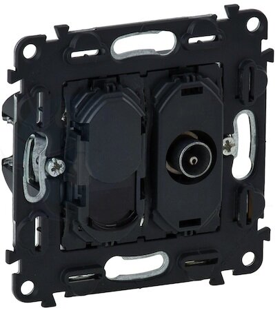 Розетка комбинированная In'Matic (TV+RJ45, звезда, механизм, с/у) Legrand 753055