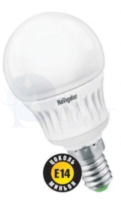 NLL G45 5W 230V 4200K E14 лампа светодиодная Navigator 94131