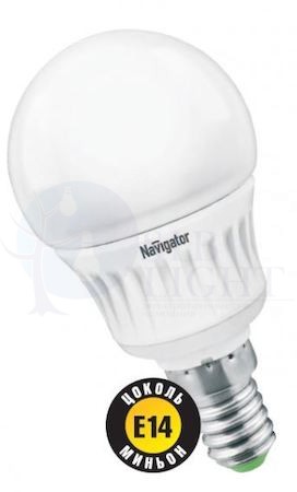 NLL G45 5W 230V 4200K E14 лампа светодиодная Navigator 94131