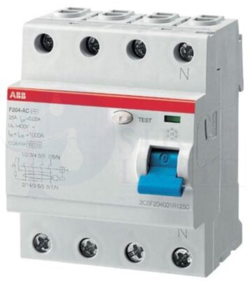 УЗО 4п F204 63A 500mA ABB 2CSF204001R4630