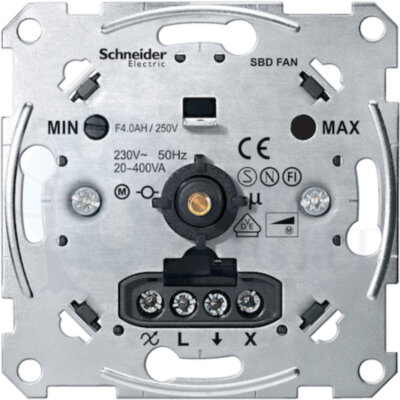 MERTEN D-Life МЕХАНИЗМ регулятора частоты вращения 20-400 Вт Schneider Electric MTN5143-0000