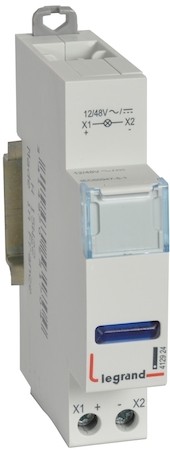 CX3 Лампа индик.1xLED син.12/48В ~/= Legrand 412924