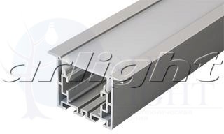 Профиль с экраном S2-LINIA55-F-2500 ANOD+OPAL Arlight 021176