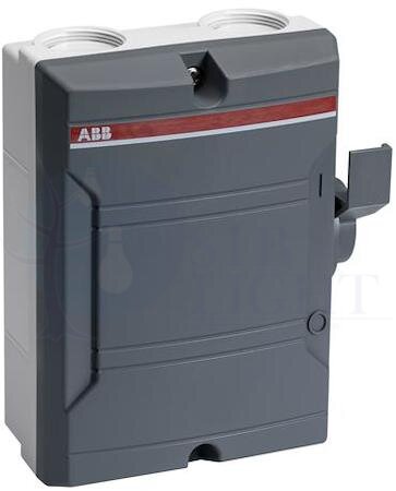 Выкл в боксе упр сбоку 4р 40А IP65 BW440 TPSN ABB 2CMA142409R1000