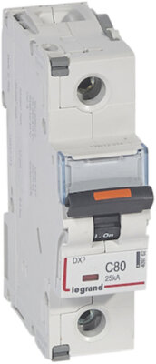 Автомат 1P 80А DX3 (25 кА, C) Legrand 409762