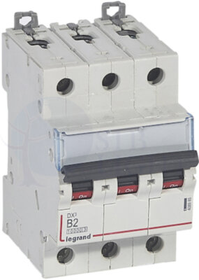 Автомат 3P 2А DX3 (16 кА, B) Legrand 408985
