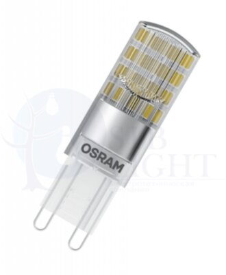 Лампа светодиодная (LED) G9 2.6Вт 210-230В матовая тепло-белая 2700К Osram 4058075056688