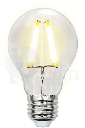 LED-A60-8W/NW/E27/CL GLA01TR Лампа светодиодная. Форма ''A'', прозрачная. Серия Air. Белый свет (4000K). Картон. ТМ Uniel Uniel UL-00002212