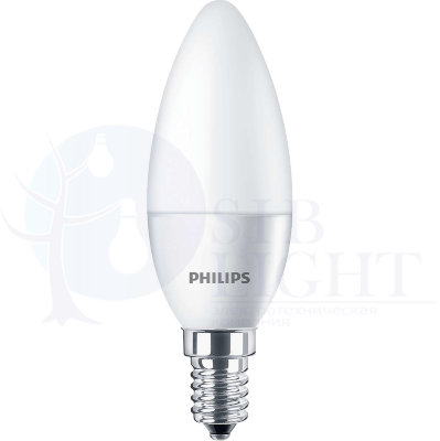 Светодиодная лампа Philips E14 6W = 60W нейтральный белый свет Essential арт. 929002273737