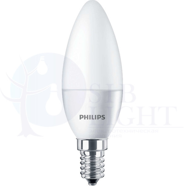 Светодиодная лампа Philips E14 6W = 60W нейтральный белый свет Essential арт. 929002273737