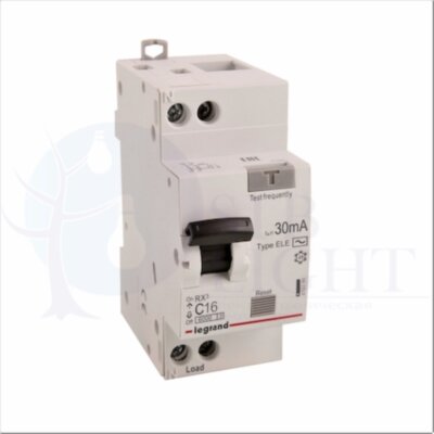 Дифференциальный автомат 1P 16А RX3 (тип AC, 6 кА) Legrand 419399