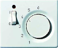 Крышка для терморегулятора SL500 (белая) JUNG SLFTR231PLWW