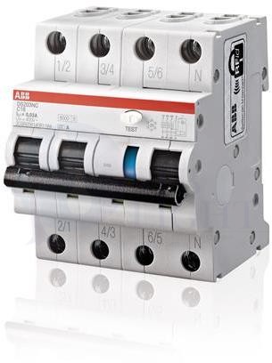 Дифференциальный автомат 3P+N 32А DS203NC (тип AC, 6 кА) ABB 2CSR256040R1324
