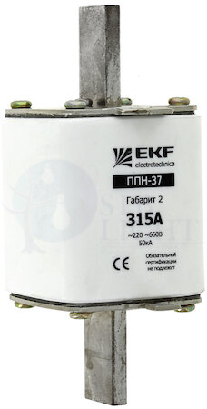 Плавкая вставка ППН-37 400/350А габарит 2 PROxima EKF fus-37/400/350
