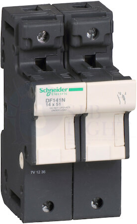 РАЗЪЕДИНИТЕЛЬ-ПРЕДОХРАНИТЕЛЬ 50A.1P+N.14Х51 Schneider Electric DF141N