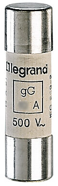 Вставка плавкая gG 14x51 32А 500В с бойком Legrand 014532
