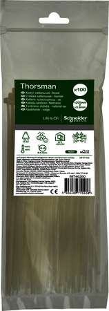 СТЯЖКА КАБЕЛЬНАЯ 200х3.6 БЕЛАЯ (100шт) Schneider Electric IMT46260