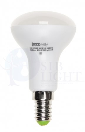 Лампа светодиодная (LED) R50 5W E14 4000K мат 400Lm Jazzway 1037046A