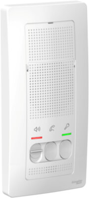 Переговорное устройство Blanca (25 В/30 Ом, 3xAAA, о/у, белое) Schneider Electric BLNDA000011