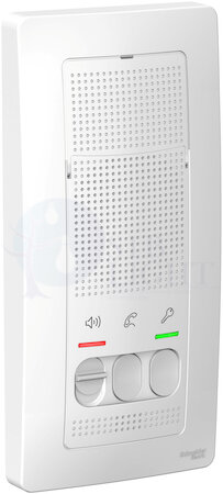 Переговорное устройство Blanca (25 В/30 Ом, 3xAAA, о/у, белое) Schneider Electric BLNDA000011