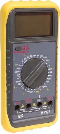 Мультиметр цифровой Professional MY62I ИЭК IEK TMD-5S-062