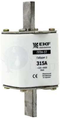 Плавкая вставка ППН-37 400/400А габарит 2 PROxima EKF fus-37/400