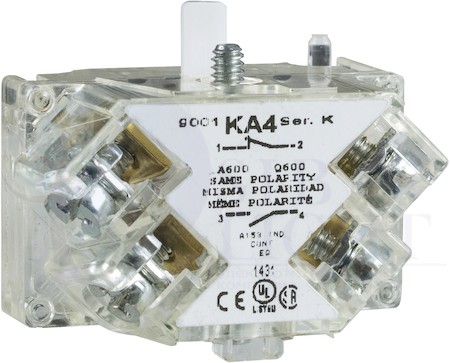 Доп контакт для кнопок 1НО-НЗ - 1 шт - (шт) Schneider Electric 9001KA1