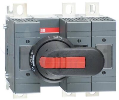Рубильник OS125GD12P с ручкой под предохранители DIN-00 ABB 1SCA115641R1001