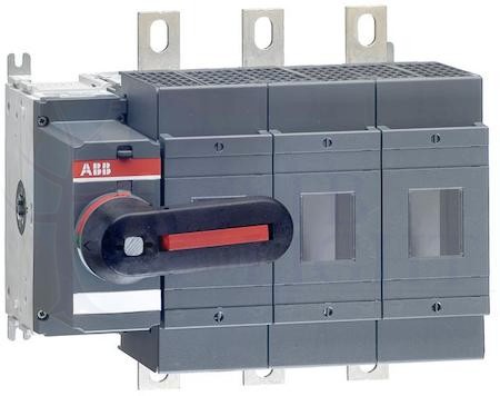Рубильник OS400D03K до 400А 3-полюсный с прямой ручкой ABB 1SCA022779R5410