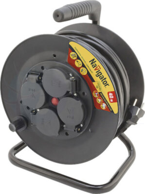 Удлинитель 71 516 NPE-R-04-40-E-IP44-3x1.5-RC катушка 4гн с/з, кг, 40м Navigator 71516