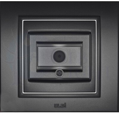 Zena дымчатый розетка TV прох. ABB 500-011100-272