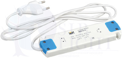 Источник питания ИПСН-20-24 20Вт 24В для ДПБ-600 IEK LDDB01D-PSPC-20