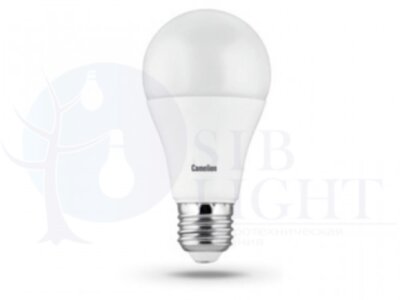 Лампа светодиодная LED13-A60/845/E27 13Вт грушевидная 4500К белый E27 1085лм 220-240В Camelion 12046