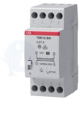 Трансформат.звонк.защ.кз TS 8/4-8-12SW ABB 2CSM081022R0811