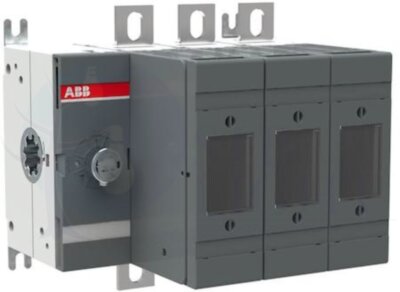 Рубильник OS160GD03 без ручки под предохранители DIN-00 ABB 1SCA114221R1001