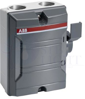 Выкл в боксе упр сбоку алюминий 3р 25А KSE325 TPN ABB 2CMA142412R1000