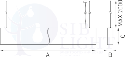 СТ PROFILE L/H suspension kit (1 pcs) Световые технологии 2398000180