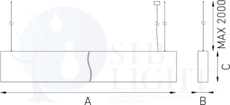 СТ PROFILE L/H suspension kit (1 pcs) Световые технологии 2398000180