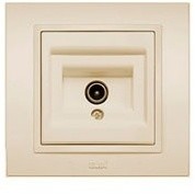 Zena крем. розетка TV концевая ABB 500-010300-273